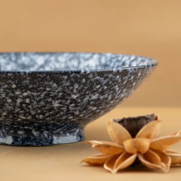 Ocean Speckle glaze detail